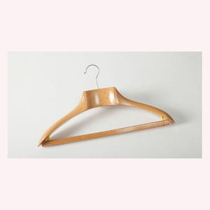 Smooth Grain Wooden Closet Hanger Strong, Durable, and Gentle on Fabrics Ideal for Professional and Home Use - Product Image 4