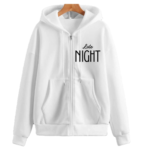 Sudadera con Capucha para Hombre, Sudadera de Algodón con Cierre Completo, Talla Grande, Logotipo Personalizado de Lujo, Sudadera Holgada Informal Ecológica de Alta Calidad - Product Image 5