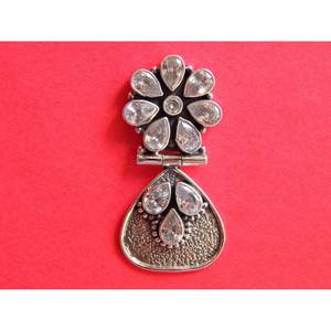 ทำด้วยมือ925สเตอริ่งโรสโกลด์ต่างหูสตั๊ดเพทายธรรมชาติเพชรพลอยเหลี่ยมเพชรพลอยของขวัญสำหรับ Her-E0565-GS - Product Image 3