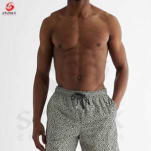High Quality Custom Logo Beach Shorts Sublimation Printed <b>Men</b> Beach Shorts Swim <b>Trunks</b> for Wholesale - Product Image 4