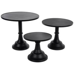 Soporte de Metal de Forma Redonda para Postres, Soporte Decorativo para Fechas, Juego Dorado de 3 para Ramadán, Soporte de Chocolate Dulce - Product Image 2