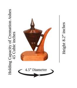 Wooden Keepsake Urn <b>for</b> <b>Ashes</b> Cremation Urn <b>for</b> Adult <b>caskets</b> keepsake wholesale cremation resin heart urns - Product Image 3