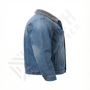 Nouvelle arrivée 2025, veste en jean élégante fabriquée avec des matériaux de haute qualité, disponible à des prix raisonnables, veste en jean pour homme - Product Image 3