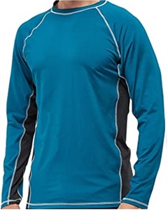 Chemise de sport à manches longues pour hommes, conception gratuite personnalisée avec sublimation OEM, vente en gros de polyester uni - Product Image 2