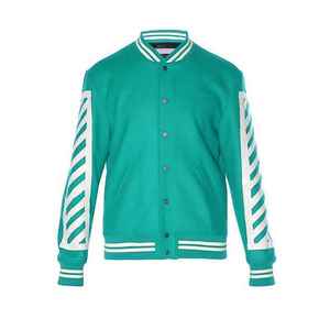 Haute qualité Letterman veste hommes Versity vestes coton 100% cuir véritable hiver Design personnalisé et veste multicolore - Product Image 4