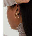 Lot de boucles d'oreilles tendance en forme de tube - Product Image 2