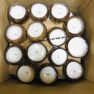 Vela de coco de alta calidad, cuenco para cuenco, vela de coco, hecho en Vietnam, 100% - Product Image 2