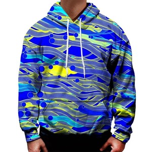 Sudadera con capucha geométrica colorida para hombres, sudadera con cubos de impresión 3D, sudaderas con capucha de manga larga para niños, ropa de calle para mujeres, jerséis sueltos - Product Image 4