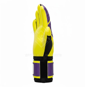 Gants de gardien de but professionnels de style nouveau, en latex antidérapant, fermeture à boucle auto-agrippante, protection des doigts, haute qualité, fabriqués en usine - Product Image 6