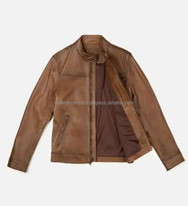 แจ็กเก็ตหนังแฟชั่นสำหรับผู้ชายเสื้อแจ็คเก็ตหนังสินค้าใหม่สไตล์2024โรงงานขายตรงสินค้ามาใหม่ - Product Image 2