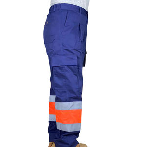 Pantalones de Trabajo para Hombre, de Alta Calidad, OEM, 100% Poliéster y Algodón, Rectos, Tácticos, de Seguridad, con Múltiples Bolsillos - Product Image 3