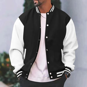 Veste de baseball Varsity University pour homme avec patchs vierges et broderie 3D exquise parfaite pour un look collégial - Product Image 1