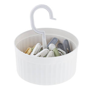 Juego de Cestas con Pinzas para Toallas de Baño, de Tela y Metal, para Secar Ropa, Edredones, Alimentos y Utensilios en la Sala de Estar - Product Image 2