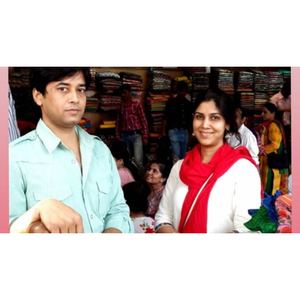 Black Lehariya Cotton Modest <b>Set</b> Kurta Sharara (<b>Set</b> of 2) - Product Image 3