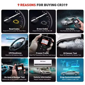 Khởi động x431 creader 319 cr319 xe OBD2 máy quét ô tô đọc mã động cơ kiểm tra mã lỗi đọc autoscanner quét công cụ - Product Image 6