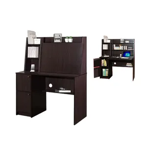 High Quality Office Writing Study Desk ST1006 Workstation Computer Table With Shelf On Top