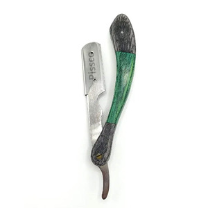 Navaja de afeitar recta, rasuradora de acero, navaja de barbero plegable, herramientas manuales para depilación - Product Image 2