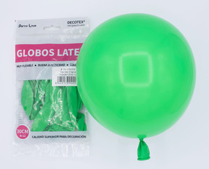 Ballons en latex Decotex 30 cm orange, décoration de fête, anniversaire - Product Image 5