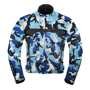 Waterproof Flame-Retardant Windproof Stand Collar Plus Size <b>Camo</b> Printing Nylon/Polyester/Cordura Motorcycle <b>Jacket</b> for Adults - Product Image 2