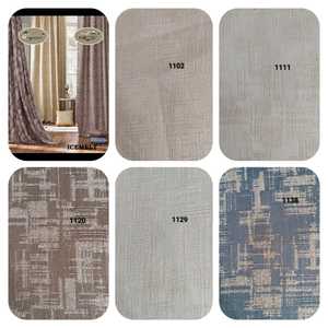 Stylish Designer Jacquard Woven Poly Cotton 280 cm Width Breathable Durable Warp Knitted Customized Designs Curtain Fabric - Product Image 3