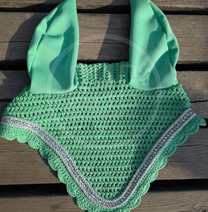 High Quality Lightweight Mesh & Cotton Horse Ear <b>Bonnet</b> for Daily Training Use-Stylish Comfort Quick Dry - Product Image 6