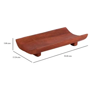 Bandeja de madera para aperitivos hecha a mano, plato de charcutería de pizarra rústica, plato de servicio ecológico para bodas, fiestas y decoración del hogar - Product Image 4