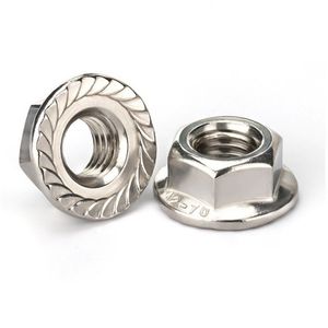 Écrou à bride en métal durable offrant une forte adhérence, un verrouillage sécurisé et des performances durables - Product Image 3