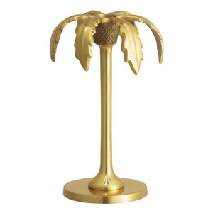 Bougeoir en métal finition antique bougeoir pour éclairage et décoration de la maison ensemble bougeoir décoratif élégant - Product Image 1