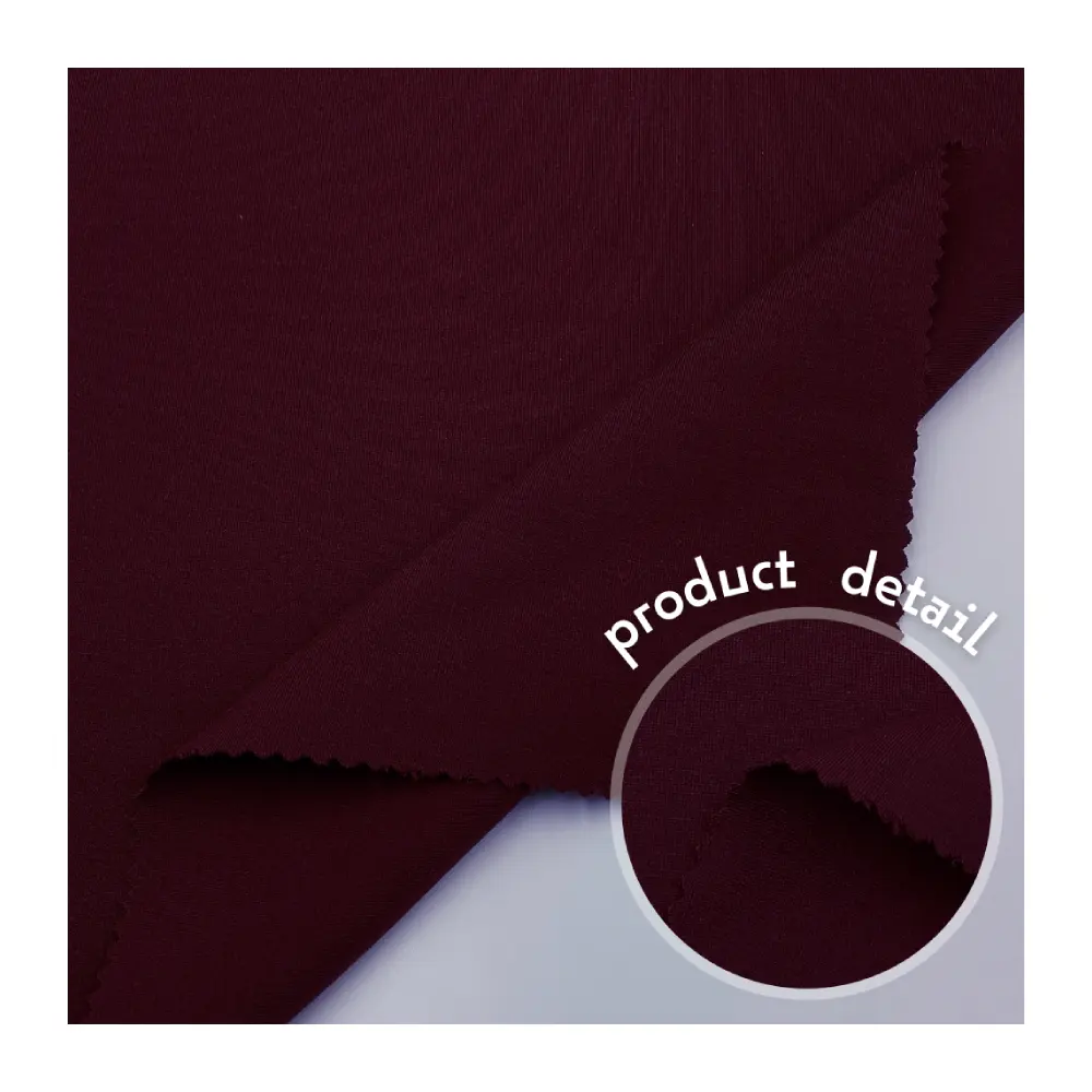 Customized Rayon/Polyamide/Elastane Ponte Roma Fabric Fashionable Heavyweight for Active Boys and Girls Jogging Wear