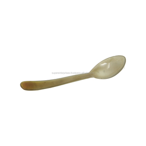 Prix de gros corne Design cuillère à couverts unique cuillères brillantes meilleurs ensembles de couverts - Product Image 1