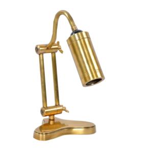 โคมไฟตั้งโต๊ะดีไซน์ทันสมัยพร้อมฐานหลอด E14ทองเหลืองสำหรับตกแต่งบ้าน - Product Image 1