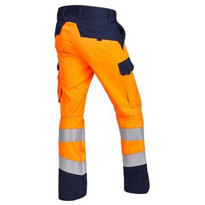 Pantalon de travail d'extérieur de style cargo pour hommes, respirant, multi-poches, coutures renforcées, bouton de décoration de la taille. - Product Image 6