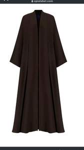 ชุดเดรสดูไบอาบายาของผู้หญิงแขนค้างคาวเปิดแบบสุภาพเรียบร้อยผ้าโพลีเอสเตอร์แห้งเร็วเป็นมิตรกับสิ่งแวดล้อมสำหรับฤดูใบไม้ผลิฤดูใบไม้ร่วงฤดูร้อน2025 - Product Image 6