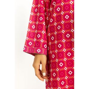 ชุดเซ็ต IUSTTS-1130 ผ้าชีฟองพิมพ์ลายลำลองสำหรับฤดูใบไม้ผลิ/ฤดูร้อน - Product Image 2