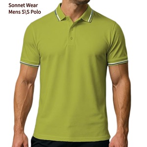 Chemise polo YPolo sur mesure à manches courtes en coton pour homme, respirante et à séchage rapide, pour le golf - Product Image 1