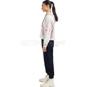 Sweat-shirts pour femmes de haute qualité, design élégant et nouveau, avec col à capuche uni pour l'hiver, logo sur le devant - Product Image 6