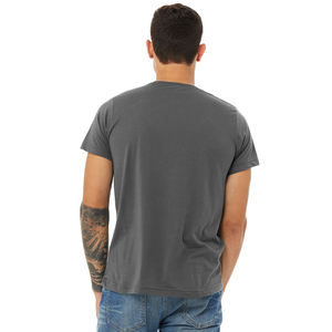 Bella toile t-shirt 3001 unisexe blanc Bella + toile unisexe poly coton t-shirt à manches courtes - Product Image 4