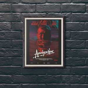 Affiche murale avec cadre noir, design moderne, Apocalypse Now Final Cut, Martin Sheen Water - Product Image 4