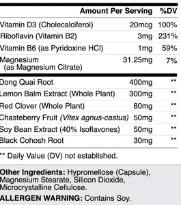 Cápsulas de Suplemento para la <span class=keywords><strong>Menopausia</strong></span> de Marca Privada OEM al por Mayor para Mujeres, para el Equilibrio de Estrógenos, <span class=keywords><strong>Sofocos</strong></span> y Alivio de la <span class=keywords><strong>Menopausia</strong></span> - Product Image 2