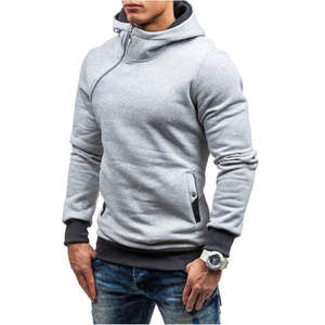 Ropa de hombre personalizada Top básico Loose Fit Pareja Tallas grandes con capucha Suéter estampado personalizado Básicos Sudadera con capucha de mezcla de algodón para hombres - Product Image 2