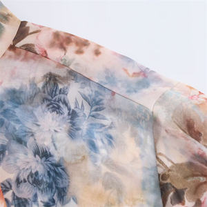 Ropa de mujer Otoño Nueva moda retro mariposa Estampado de flores Top - Product Image 4