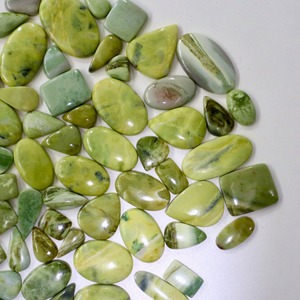 Serpentine Stone Cabochon Lot Pierres Précieuses En Vrac Pour La Fabrication De Bijoux - Product Image 2