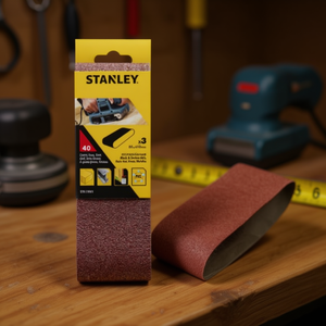 Bandes abrasives multi-packs Stanley 65x410 mm pour ponceuse à bande - Product Image 3