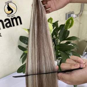 ขายส่งที่ยังไม่ได้เวียดนามดิบผมไฮไลท์ตรงปลาย U ต่อผมมนุษย์100% ผมบริสุทธิ์ - Product Image 1