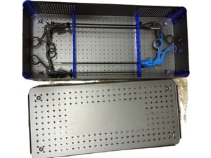 Y tế giải quyết tái sử dụng lớn laparoscopic khử trùng hộp, nhôm tiệt trùng <span class=keywords><strong>container</strong></span>, khử trùng khay với tùy chỉnh - Product Image 2