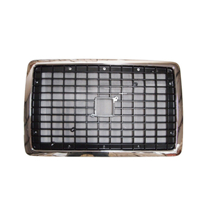 Grille chromée WTP compatible avec VNL 2003-2017, grille de <span class=keywords><strong>semi</strong></span>-remorque, écran anti-insectes, bande de logo, remplacement 20505759 - Product Image 1