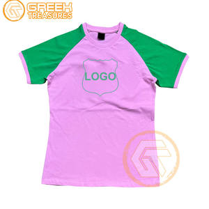 T-shirt Alpha Kapa Sorority pour femmes Jersey de coton de haute qualité Jersey respirant Design imprimé Taille en gros XL pour l'été - Product Image 3