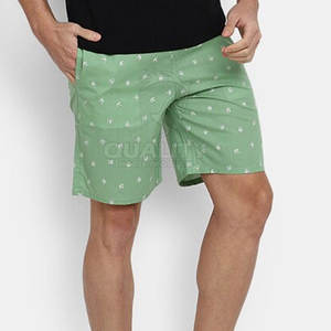 Pantalones cortos informales de algodón 100% de alta calidad para hombre, hechos en Pakistán, cómodos y con diseño de contraste de color a precio barato - Product Image 4