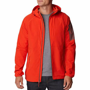 Veste coupe-vent pour homme de qualité supérieure avec logo personnalisé, légère, décontractée, vêtements de sport, col pour l'hiver, prix abordable, coupe-vent - Product Image 1