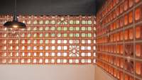 Bloc de ventilation en terre cuite rouge écologique, brique creuse décorative en argile pour clôture d'hôtel, mur, cloison, décoration extérieure